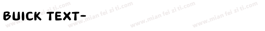Buick Text字体转换